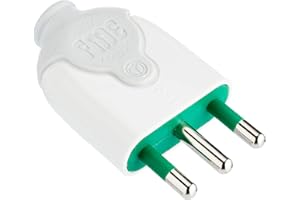 FANTON Dual-Material 3-Pin Italian Plug