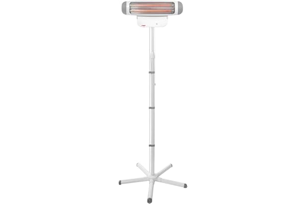 reer Le radiateur thermique 2en1 chauffage rayonnant, blanc/gris