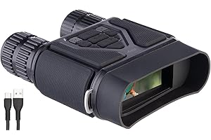 Zavarius Nachtsichtkamera: Binokulares Akku-Nachtsichtgerät, 4K-Kamera, Farbnachtsicht, microSD (Wildkamera, Fernglas mit Nachtsichtgerät, Überwachungskamera)
