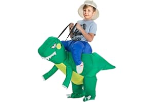 REWIAR Déguisement Gonflable Dinosaure - Gonflable Costume Vêtements Fête Costume Gonflable Raptor, Dinosaur Costume Gonflables Outfit de Noël Carnaval d'halloween