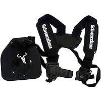 Komfort Tragegurt Doppel Schultergurt für Motorsense Freischneider Trimmer Neu Model (Model 2)