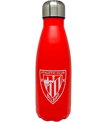 Borraccia Real Madrid In Acciaio Inox 550ml - Ufficiale, Termica, Con Iniziale Personalizzata