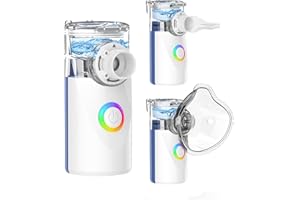 MOSSOKO Household Ne-bulizer - Mist Machine Rechargeable Ne-buliser Handheld Portable Mist Machine (Blue)