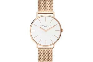 Liebeskind Berlin Damen Armbanduhr – 38 mm rundes Gehäuse – Quarzuhr mit Mesharmband – 5 ATM wasserdicht – Alltagstauglich & stilvoll