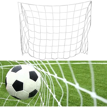 Sport-Thieme Floorballtornetz, Grün – Für Tore 60x90 Cm, Quadratische Maschen 4,5 Cm, Robustes Polyesternetz