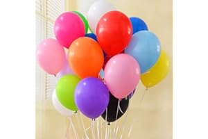 100 Ballons Latex Ballons Multicolore Ballons Ballons De Baudruche Ballon Anniversaire Ballon Helium Colorés Hélium Ballons Gonflable Arche Ballon Pour Décoration De Fête Noël Mariage Anniversaire