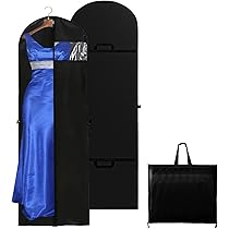 Niviy Porta Abiti Da Viaggio 120x60cm - Custodia Appendibile Per Vestiti, Anti-piega, Con Tasche (Nero)
