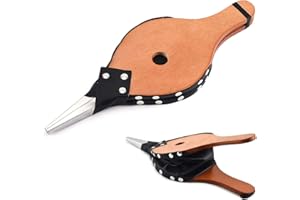 SDFAA Soplador de Chimenea, Soplador de Aire de Madera, Soplador de Chimenea Manual, Boquilla Fundida de Fuelle de Madera para Chimenea con Cordón, para Chimenea, Parrilla Barbacoa, Estufa Leña (Marrón)