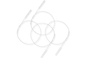 Gjinxi Pack of 4 Hose Brush, 100 cm, Extra Long Cleaning Brush, Nylon Milk Tube Brush, Thin Bottle Brush, Tube Brush for Straw Pipe, Hose, Bottles, Fridge Drain Straw Brush