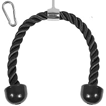 Barre De Tirage Musculation 85 Cm Avec Poignées EVA - Pour Dos, épaules, Bras - Charge Max 130 Kg, Mousquetons Inclus