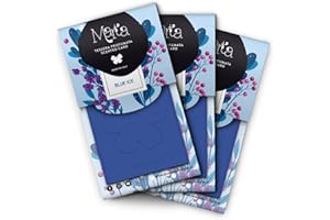 Marta la farfalla Tris Card e Tessere Profumate Blue Ice appendibili Fresco Profumo Mela e Patchouli per Armadio, Cassetti e Auto - Set 3 Pezzi