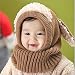 Malloom® 1PC Winter Baby Kids Girls Boys Warm Woolen Coif Hood Scarf Caps Hats (Khaki)