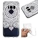 Produktbild Galaxy S8 Plus Hülle, Hybrid Totem Light Weight Flexible Durable Transparent Ultra Slim Soft TPU Gel Silicone Protective Rear Skin Cover Hülle für Samsung Galaxy S8 Plus S8+ 6.2" Rosa Spitzenblume