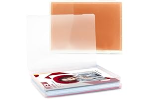 NEUSID 3 x pudełko do przechowywania A4, przenośne pudełko do przechowywania papieru A4, przezroczyste organizery na dokumenty, listy, albumy kolekcjonerskie, czasopisma, 30,5 x 22,3 x 2,2 cm