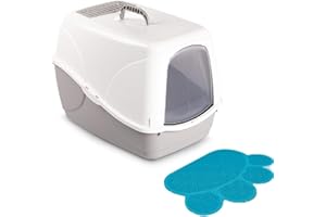 BPS BUENA PET SHOP LETTIERA GATTO CHIUSA 54x38.5x38cm colore casuale【Con tappetino Lettiera colore casuale】