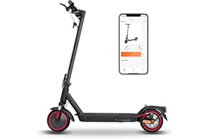 EVERCROSS MOTO Elektroroller mit Straßenzulassung(ABE), Faltbarer E-Scooter für Erwachsene bis 120KG - 400W Motor, 7,8Ah/10,4Ah Batterie, APP Steuerung, 8,5''/10''Gummi-Räder