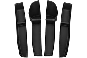 CARERSTEN 4 Stücke Autotür Seiten Aufbewahrungsbox für Tesla Model 3 2017-2023 Türgriff Einsatz Aufbewahrungstasche Organizer TPE Türschutz Zubehör Steckplatzschutz für Model 3 Auto Mittelkonsole