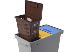 MATTIUSSI POLYMAX + UMIMAX: mini sistema per la raccolta differenziata con contenitore per umido, 40 lt totali + 6 lt PREZZO LANCIO PER POCHISSIMI GIORNI