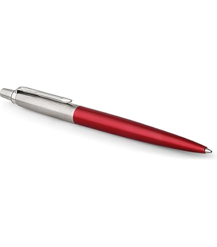 Parker Jotter Originals Fountain Pen, Classic Magenta, Fountain Pen Medium Tip, Blue Ink