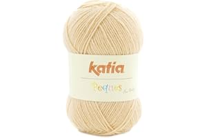 Lanas Katia PEQUES Ovillo de Color Paja Cod. 84962