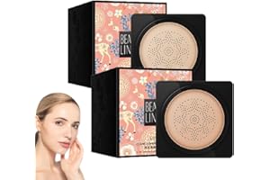 REJCKIMS Wonderninelife Beauty Cream, Whalegrass Air Cushion Cc Cream, Beauty Cream Base, Water Feeling Flawless BB Cream Moisturizing Oil Control (2PCS-MIX)