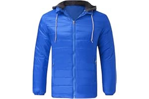 ZRYAZQ Doudoune Homme Hiver Manteau Homme Avec Poche Veste Chauffante Homme Casual Chic Sweat A Capuche Homme Blouson Homme Chaud Doudoune Chauffante Homme Veste Moto Homme Veste De Travail Homme