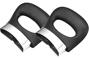 Modonghua 2 Pieces Replacement Saucepan Handle, Pressure Cooker Handle Easy Grip Pot Handle, Spare Parts Pan Side Handles with Screws, Pot Short Side Ear