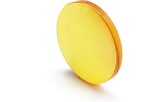 MCWlaser USA CVD II-VI ZnSe 19mm Focus Lens Focal Length 50.8mm/ 2 inch CO2 Laser Lens for CO2 Laser Engraving Cutting Engraver/Cutter 40W-200W