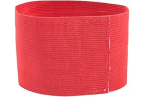 AGATIGE Soccer Captains Armband, Outdoor Team Sports Groups Football Armbands Adjustable Player Bands, Adjustable Elastic Captains Arm Bands for Youth and Adult,Kids