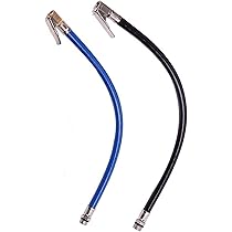 Lot De 2 Extensions Pour Valve De Pneu - Adaptateur Flexible En Caoutchouc Pour Gonfleur De Voiture, Vélo, Moto, Camion