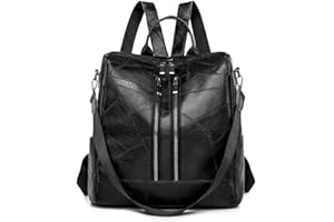 ZanWise Bolso Mochila Antirrobo Mujer Bolsa Viaje o Día a Día Mochilas Convertibles, Bolsa Impermeable, Compartimentos para Tablet y Teléfono - Regalos Originales para Mujer