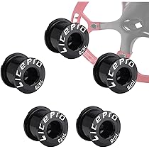 Keenso Boulons De Plateau De Vélo, 5 Pièces En Alliage D'aluminium Vis De Plateau De Vélo Vis De Boulon De Plateau Boulons De Plateau De Vélo Pour