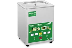 Ulsonix PROCLEAN 2.0ECO Ultraschallreinigungsgerät Ultraschallreiniger Ultraschallgerät (2 L, Ultraschallleistung 60 W, Heizleistung 50 W, 40 kHz, Timer 60 min, Edelstahl)