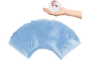 Dadabig 200PCS Sachet Plastique Transparent, Sacs d'emballage Thermorétractables Sachet Bonbon Transparent pour Savons Bonbons et Artisanat Bricolage (15 x 10 cm)