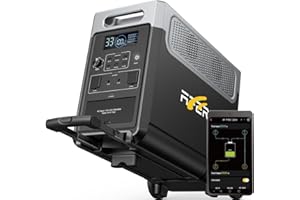 AFERIY Generateur Electrique Portable 3600W, 3840Wh Batterie de Secours LiFePO4, Avec APP, Charge Rapide 2H, Prise UE 220-240V, UPS, Générateur Solaire pour Camping/Famille/Bureau, Garantie 7 Ans