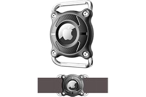 SICHY Compatible with Airtag Dog Collar Holder, Airtag Holder for Dog Collar with Removable Loop, Sturdy TPU, Lightweight, Compact Size, Fits Width 3cm/ Thick 4.5mm Collar