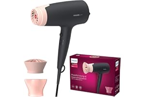 PHILIPS BHD350/10 Seche-cheveux Series 3000-2100W - 6 combinaisons vitesse/T - Fonction ionique - ThermoProtect