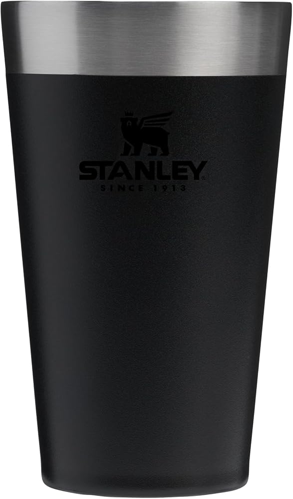 STANLEY Adventure Vakumlu Soğuk İçecek Bardağı 0.47 Litre - Siyah 2.0 | Paslanmaz Çelik