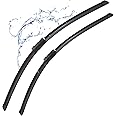 2 wiper Blades For Mazda 6 CX-5 CX-9 CX5 CX9 2017-2022 OEM Quality Replacement Front Windshield Wiper Blades - 24"/18" Top Lock (Not for J Hook Adapter)