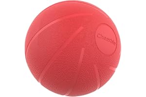 Cheerble Pelotas interactivas inteligentes de juguete para perros, bola malvada PE, versión mejorada de goma, rojo