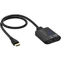 Switch HDMI 2.1 FeinTech SW210 - 2 Entrées/1 Sortie (ou 1/2), 4K 120Hz, 8K, 48Gbps, VRR, Pour PS5/Xbox/Home Cinéma
