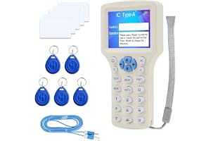 ReaIOKbii Kopiatorläsare Skrivare Duplicator NFC-kortläsare 125 KHz 13,56 MHz 10 frekvens RFID smart kort färgskärm krypterad