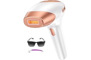 Deplite 21J Depiladora Laser, IPL Depiladora de Luz Pulsada con 9 Niveles Energía, 999,900 Flashes, Maquina Depilacion Laser para Mujer Hombre, Bikini Axilas Cara Cuerpo