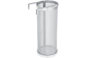 Caredy Filtro per Birre, in Acciaio Inox 300 Micron Tramoggia Spider Strainer Home Brew Luppolo Birra Birra Filtro Filtro a Rete per Birra (10 * 25.5cm)