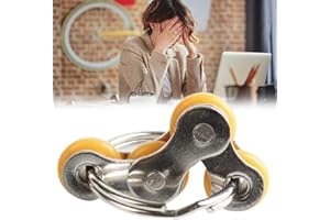 Dan&Dre Flippy Chain Fidget Toy Décompression Chaîne porte-clés jouet en métal main doigt jouet avion vélo chaîne Fidget