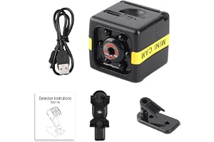 HUIOP Minikamera Cube 1080P HD 120° vidvinkel utökat minne