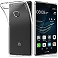 NEW'C Cover Compatibile con Huawei P9 Lite, Custodia Gel Trasparente Morbida Silicone Sottile TPU [Ultra Leggera e Chiaro]