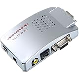 Temps de Soldes convertisseur Adaptateur vidéo de Vga à AV, RCA, S-Video pour Moniteur PC projecteurs