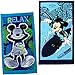 Produktbild 1 Stück _ " Disney Mickey Mouse " - Badetuch / Strandtuch - 100 % Baumwolle - Handtuch für Kinder - 70 cm * 140 cm - Frottee / Velours - Mädchen & Jungen - Kinderbadetuch / 70x140 - Kinderstrandtuch - Badehandtuch - Strandlaken - Saunatuch - Saunahandtuch - Maus / Mäuse - Playhouse - Micky - Comic Figur