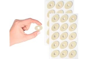 SIQIAN Corn Pads for Feet 30 Pcs Soft Corn Cushions Latex Foam Corn Plasters for Feet Self Adhesive Callus Pads Corn Pad Bunion Plasters Anti Corn Removal Friction Reduce Foot and Heel Pain
